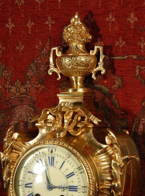fig 3. Stunning Louis XVI Cartel Clock by A. D. Mougin ~ Antique French - Circa 1870.